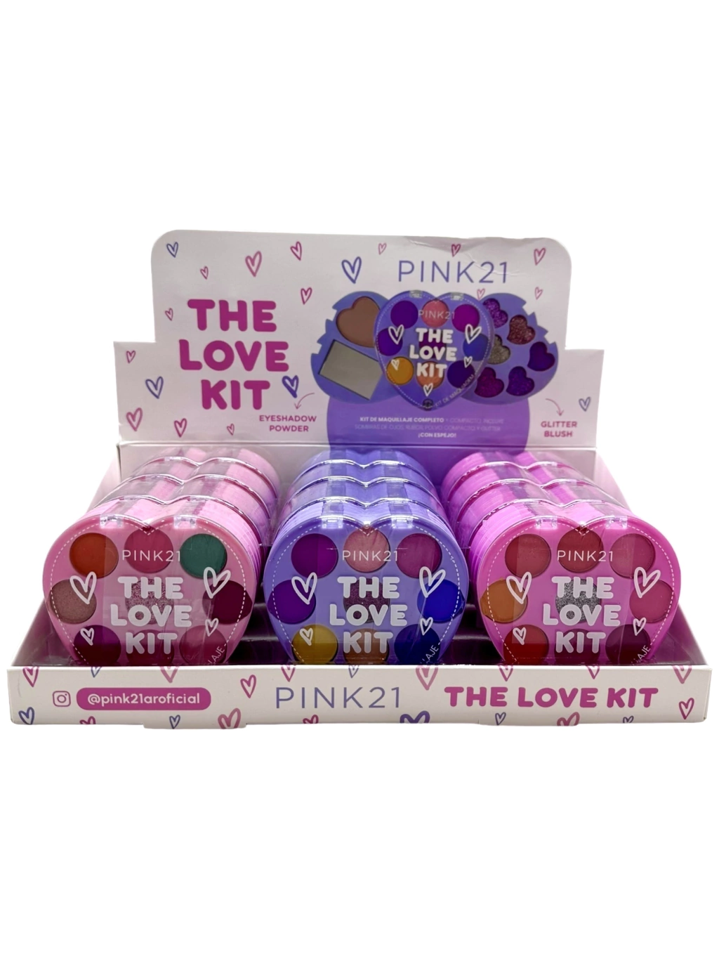 Set de sombras The Love Kit Pink21